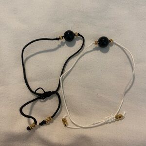 Black Onyx Bracelet Set